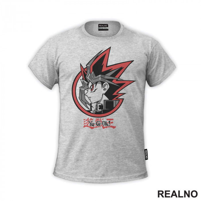 Yugi - Red - Yu-Gi-Oh - Anime - Majica