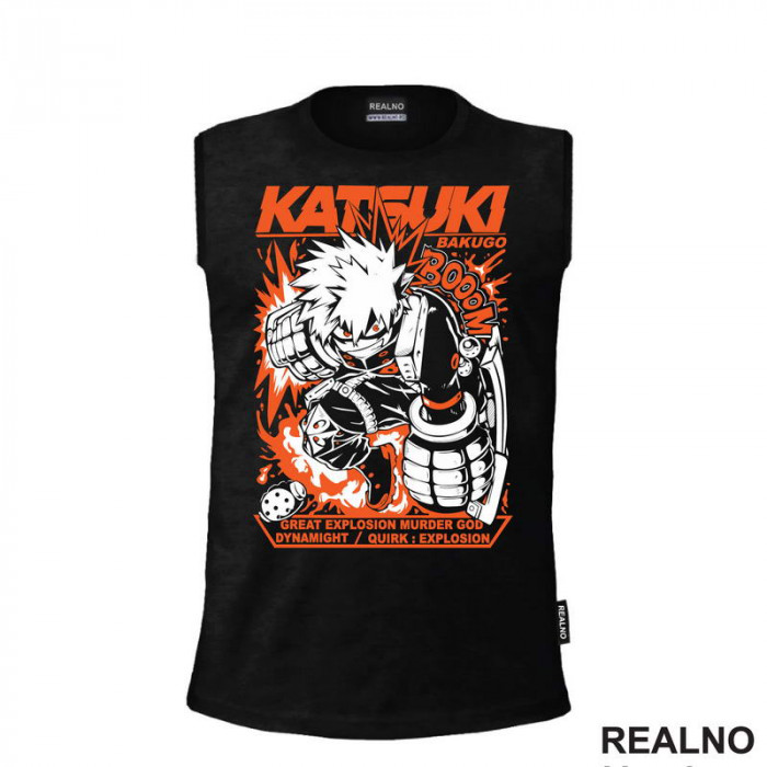 Bakugo Orange - My Hero Academia - Majica Bakugo Orange - My Hero Academia - Majica