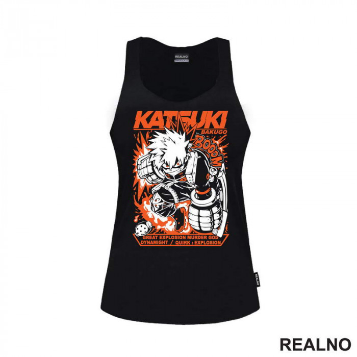 Bakugo Orange - My Hero Academia - Majica Bakugo Orange - My Hero Academia - Majica