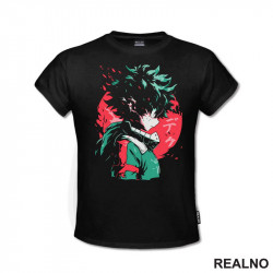 Izuku Midoriy - Red Moon - My Hero Academia - Majica