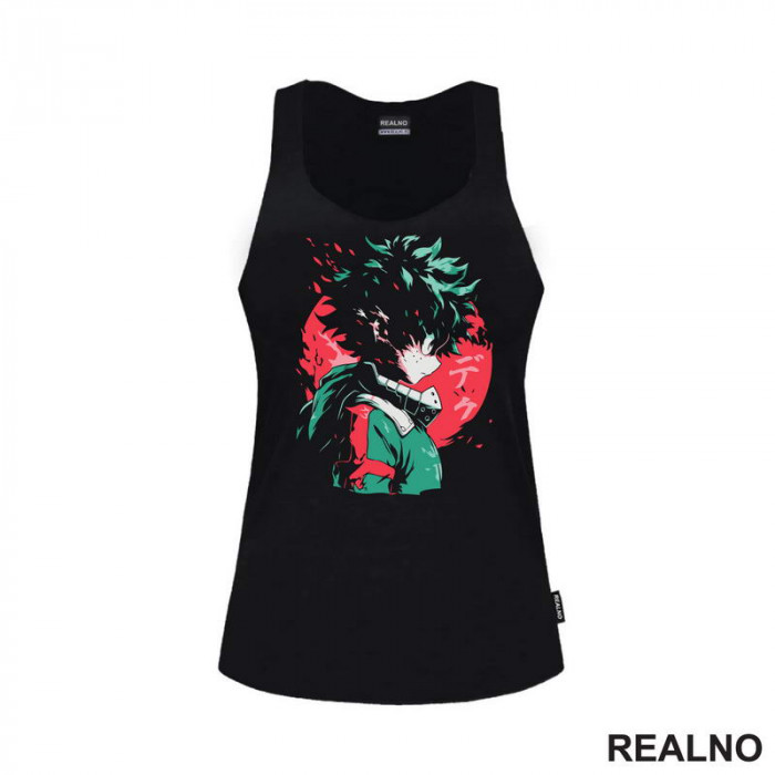 Izuku Midoriy - Red Moon - My Hero Academia - Majica
