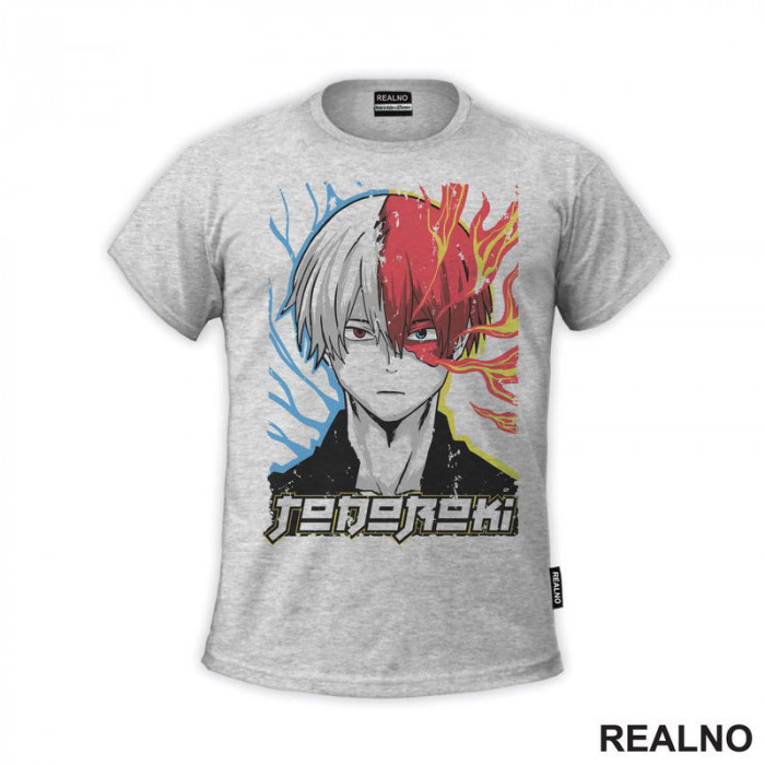 Shoto Todoroki - My Hero Academia - Majica Shoto Todoroki - My Hero Academia - Majica