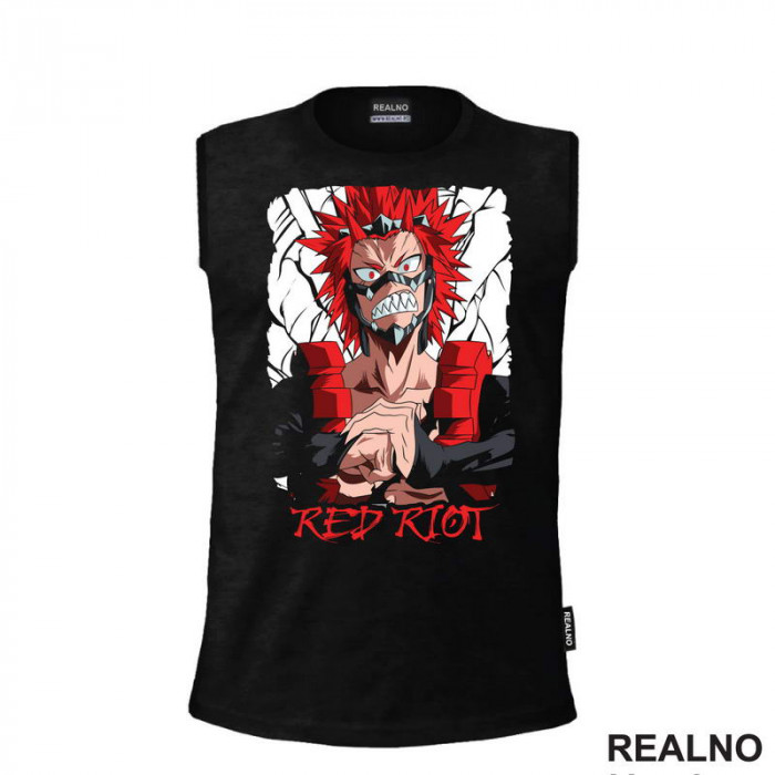 Red Riot - Cracked - My Hero Academia - Majica Red Riot - Cracked - My Hero Academia - Majica