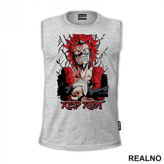 Red Riot - Cracked - My Hero Academia - Majica Red Riot - Cracked - My Hero Academia - Majica