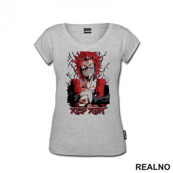 Red Riot - Cracked - My Hero Academia - Majica Red Riot - Cracked - My Hero Academia - Majica