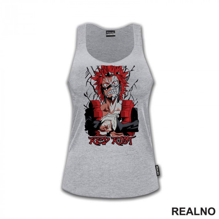 Red Riot - Cracked - My Hero Academia - Majica Red Riot - Cracked - My Hero Academia - Majica