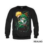 Deku And Bakugo - Green - My Hero Academia - Duks