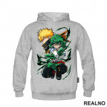 Deku And Bakugo - Green - My Hero Academia - Duks