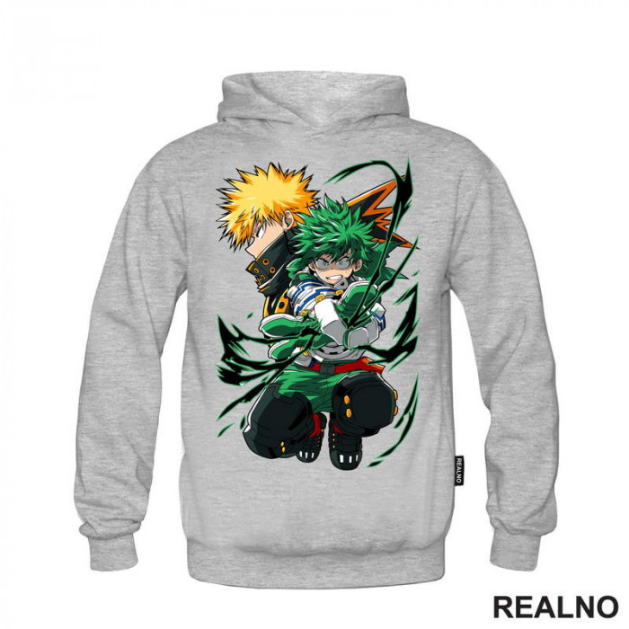 Deku And Bakugo - Green - My Hero Academia - Duks
