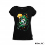 Deku And Bakugo - Green - My Hero Academia - Majica Deku And Bakugo - Green - My Hero Academia - Majica