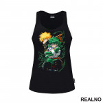 Deku And Bakugo - Green - My Hero Academia - Majica Deku And Bakugo - Green - My Hero Academia - Majica