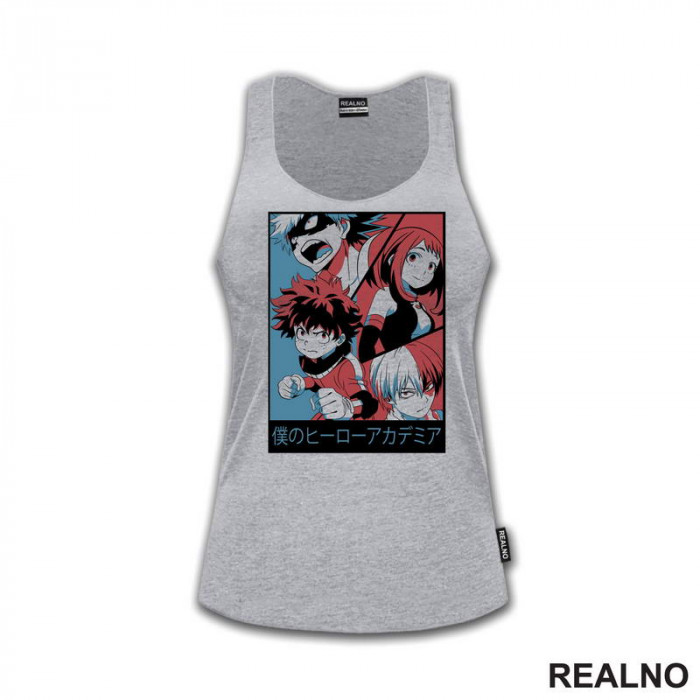 Deku, Bakugo, Shoto And Uravity - My Hero Academia - Majica Deku, Bakugo, Shoto And Uravity - My Hero Academia - Majica