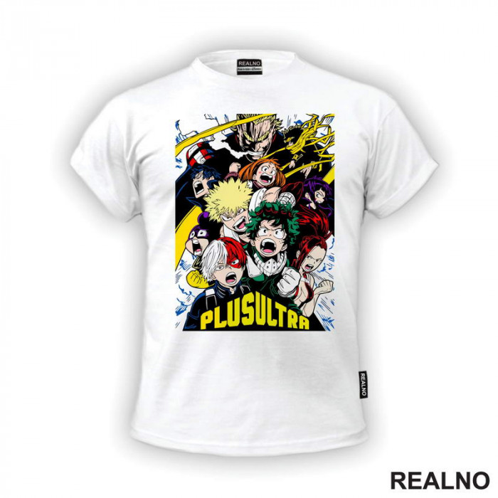Whole Crew - Plus Ultra - My Hero Academia - Majica Whole Crew - Plus Ultra - My Hero Academia - Majica