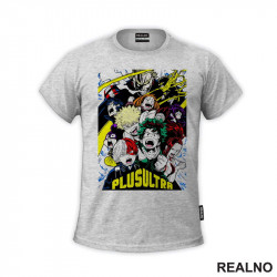 Whole Crew - Plus Ultra - My Hero Academia - Majica