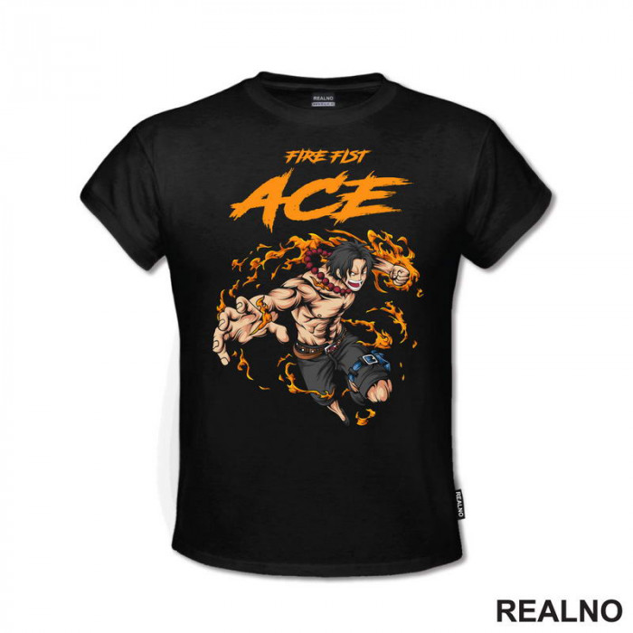 Fire Fist Ace - One Piece - Majica