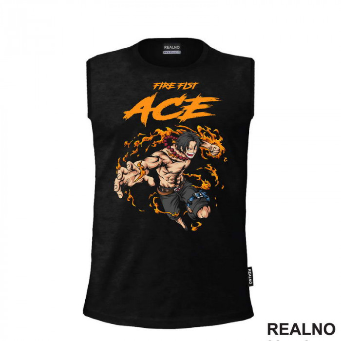 Fire Fist Ace - One Piece - Majica