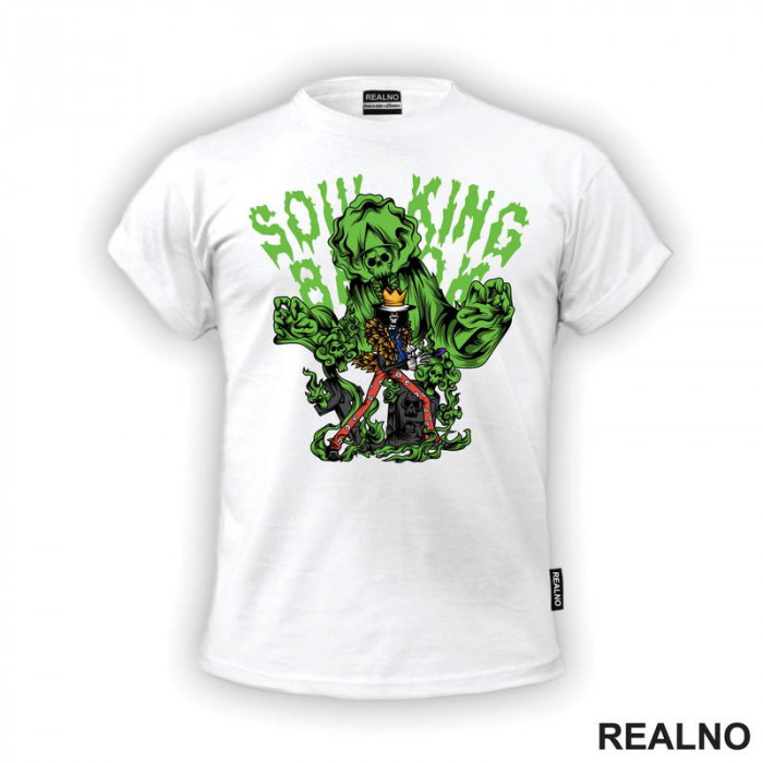 Soul King Brook - Green - One Piece - Majica