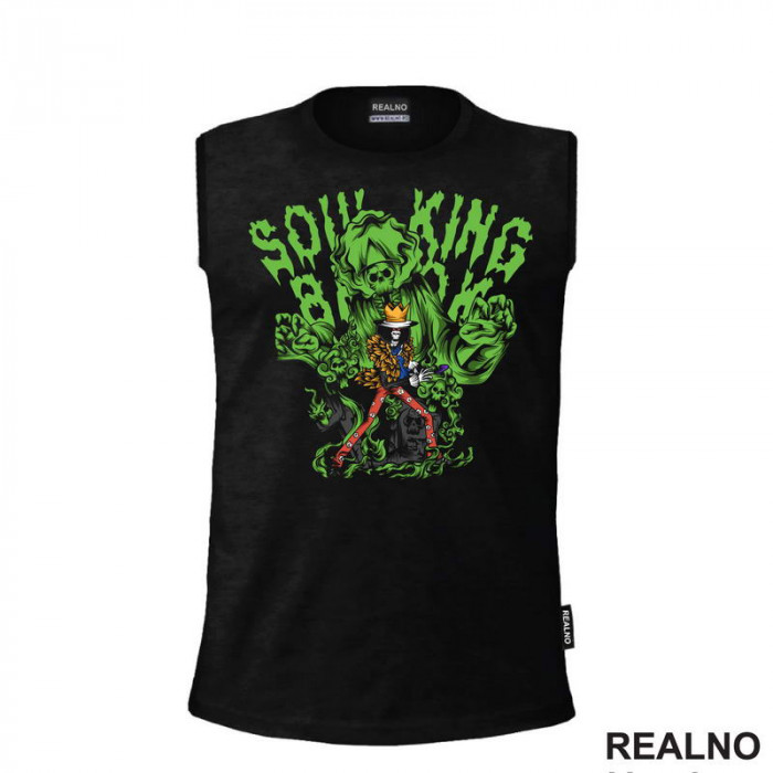 Soul King Brook - Green - One Piece - Majica