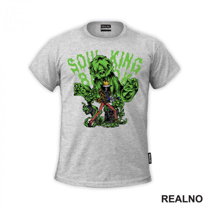 Soul King Brook - Green - One Piece - Majica