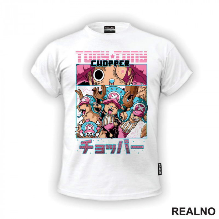 Tony Tony Chopper - Pink - One Piece - Majica