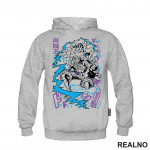 Luffy Gear Fifth Blue And Purple - One Piece - Duks