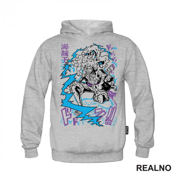 Luffy Gear Fifth Blue And Purple - One Piece - Duks