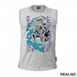 Luffy Gear Fifth Blue And Purple - One Piece - Majica