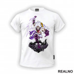 Luffy Gear Fifth - Purple Thunder And Skull - One Piece - Majica