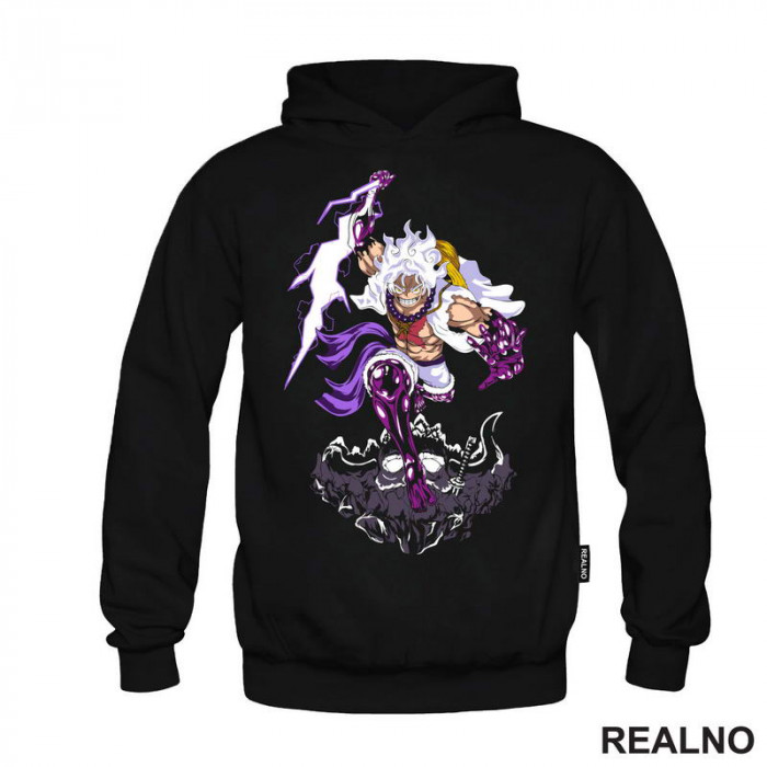 Luffy Gear Fifth - Purple Thunder And Skull - One Piece - Duks Luffy Gear Fifth - Purple Thunder And Skull - One Piece - Duks