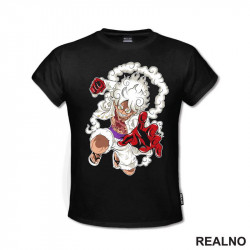 Luffy Gear Fifth White - One Piece - Majica