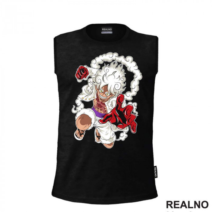 Luffy Gear Fifth White - One Piece - Majica
