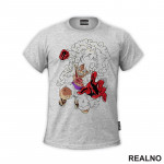 Luffy Gear Fifth White - One Piece - Majica