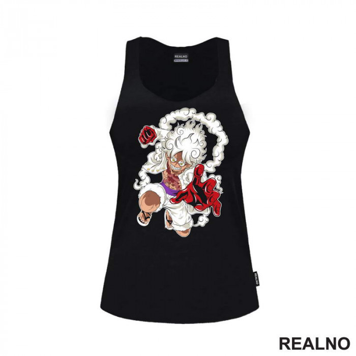 Luffy Gear Fifth White - One Piece - Majica