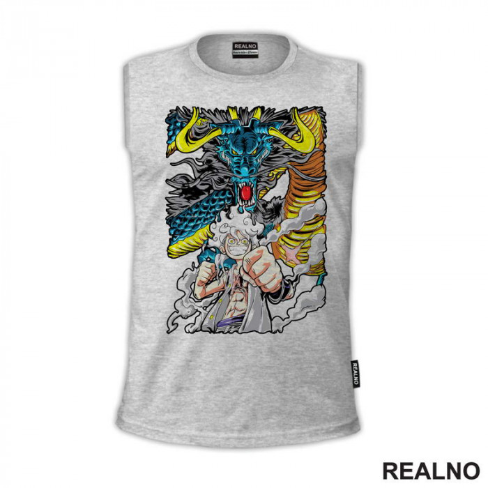 Luffy Gear Fifth - Azure Dragon - One Piece - Majica
