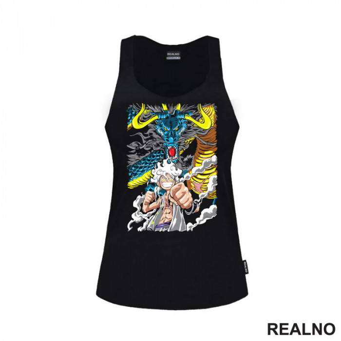 Luffy Gear Fifth - Azure Dragon - One Piece - Majica