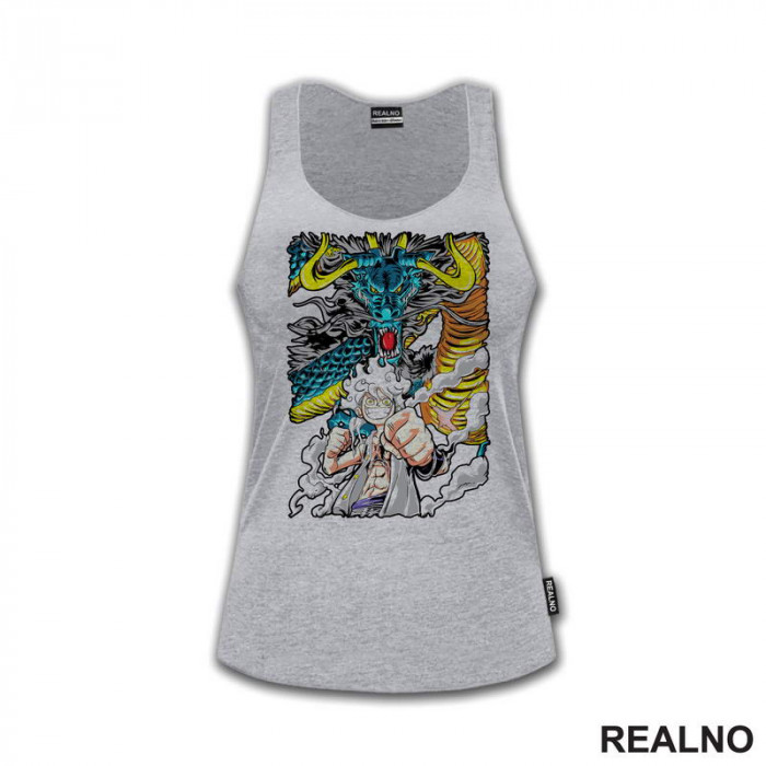 Luffy Gear Fifth - Azure Dragon - One Piece - Majica