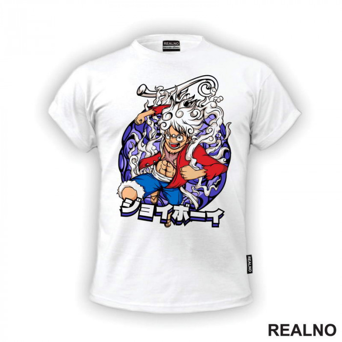 Luffy Gear Fifth - Circle - One Piece - Majica