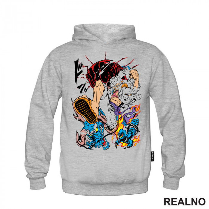 Luffy Gear Fifth Kick - Azure Dragon - One Piece - Duks Luffy Gear Fifth Kick - Azure Dragon - One Piece - Duks