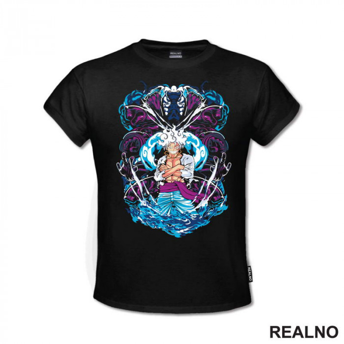Luffy Gear Fifth - Dark Fists - One Piece - Majica
