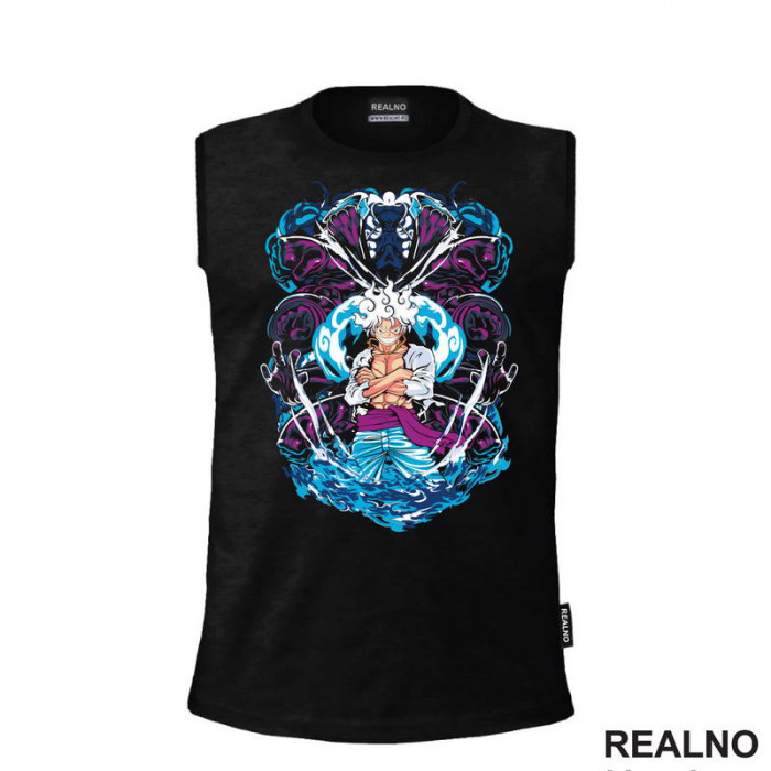Luffy Gear Fifth - Dark Fists - One Piece - Majica