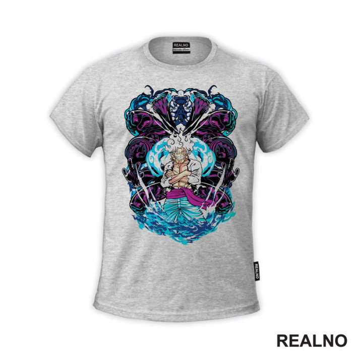 Luffy Gear Fifth - Dark Fists - One Piece - Majica