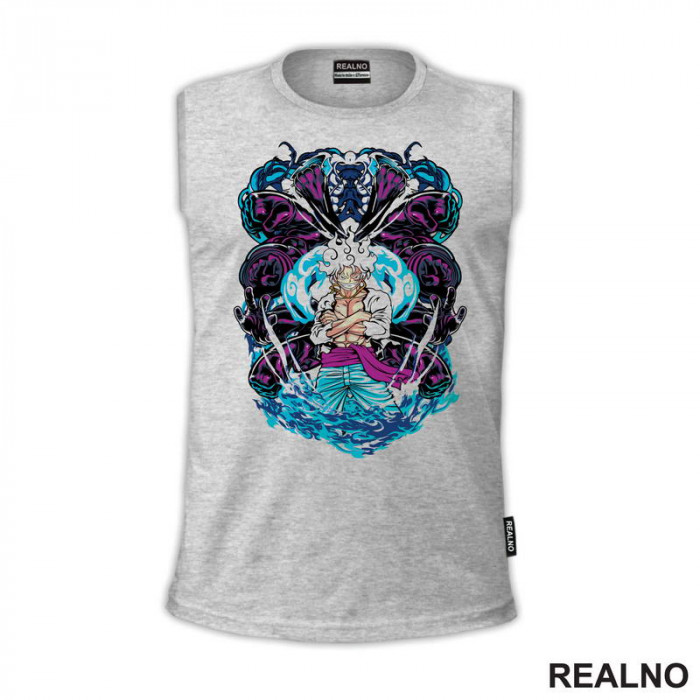 Luffy Gear Fifth - Dark Fists - One Piece - Majica