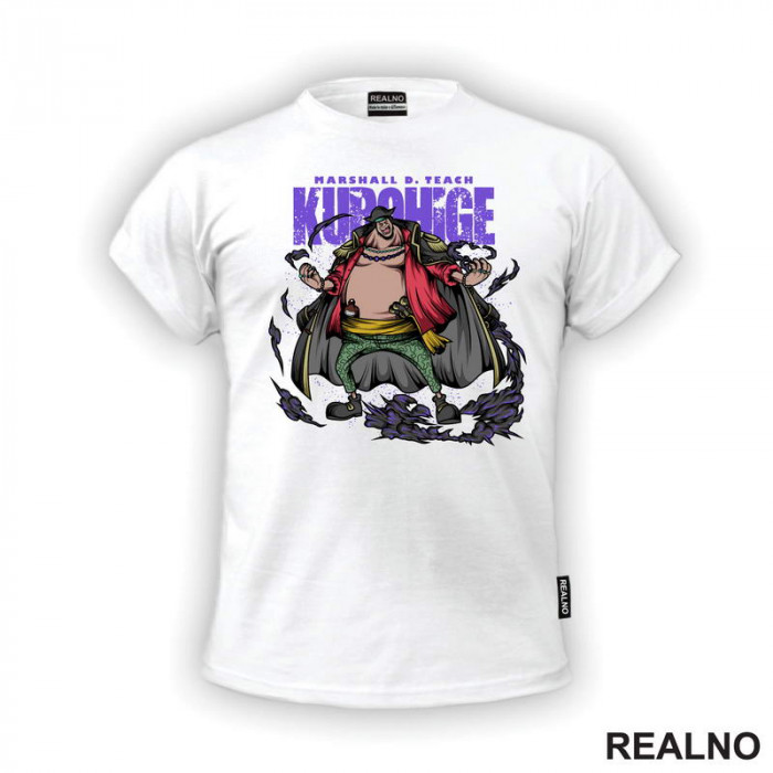Marshall D. Teach - Kurohige - One Piece - Majica