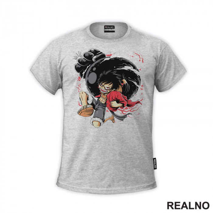 Luffy - Big Fist - One Piece - Majica