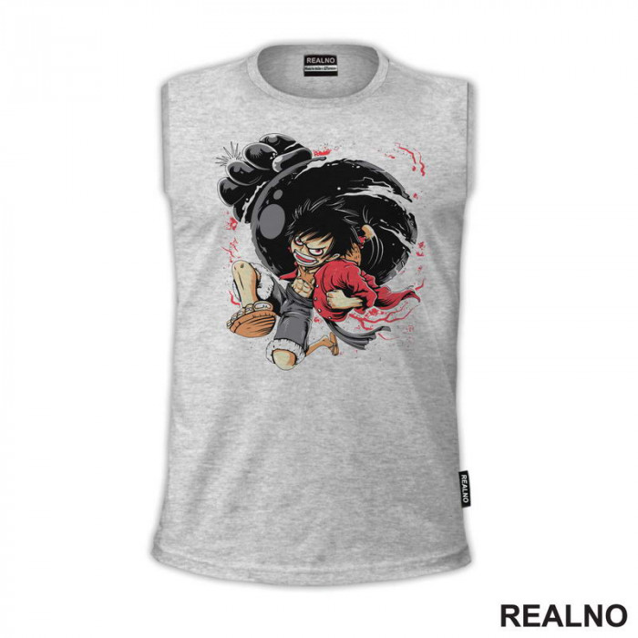 Luffy - Big Fist - One Piece - Majica
