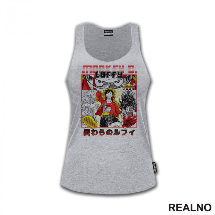 Luffy - Dots - One Piece - Majica