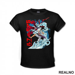 Luffy Gear Fifth Waves - One Piece - Majica