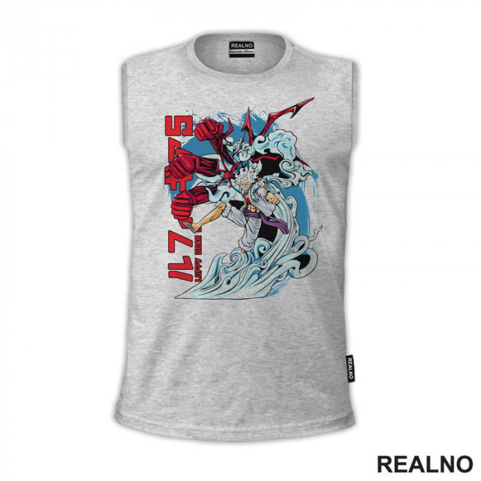Luffy Gear Fifth Waves - One Piece - Majica