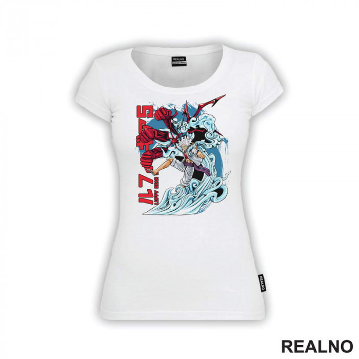 Luffy Gear Fifth Waves - One Piece - Majica