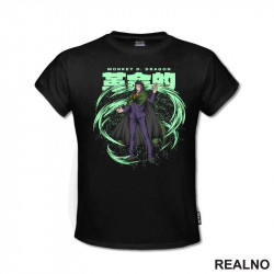 Monkey D. Dragon - Green - One Piece - Majica